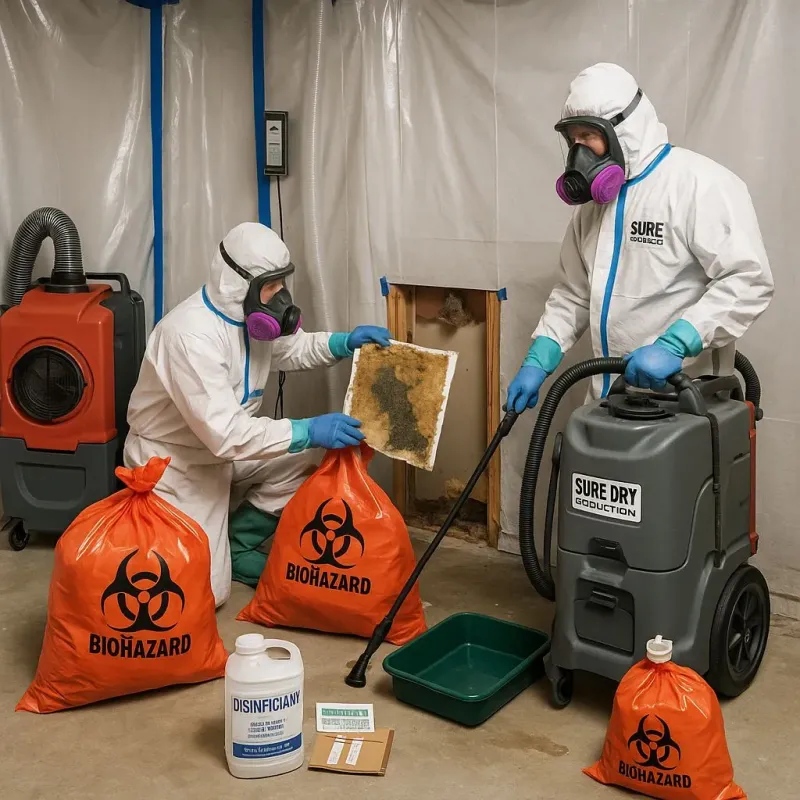 Contaminated Water Handling Protocols process in Country Squire Lakes, IN